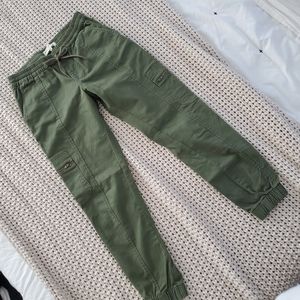 EUC Bullhead | Cotton Cargo Joggers - Green, size XS